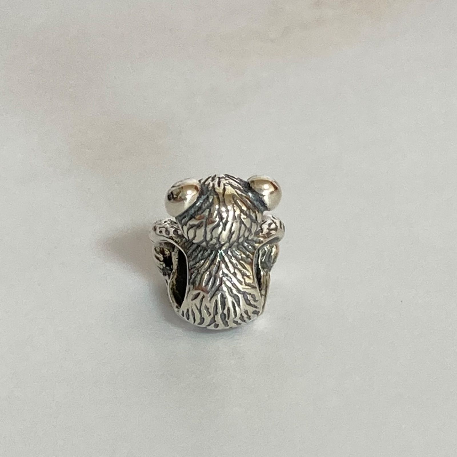 【Meme】PANDORA ディズニー　ダッフィーチャームのみ（箱無し） 新品】PANDORA パンドラチャーム ディズニー ダッフィー