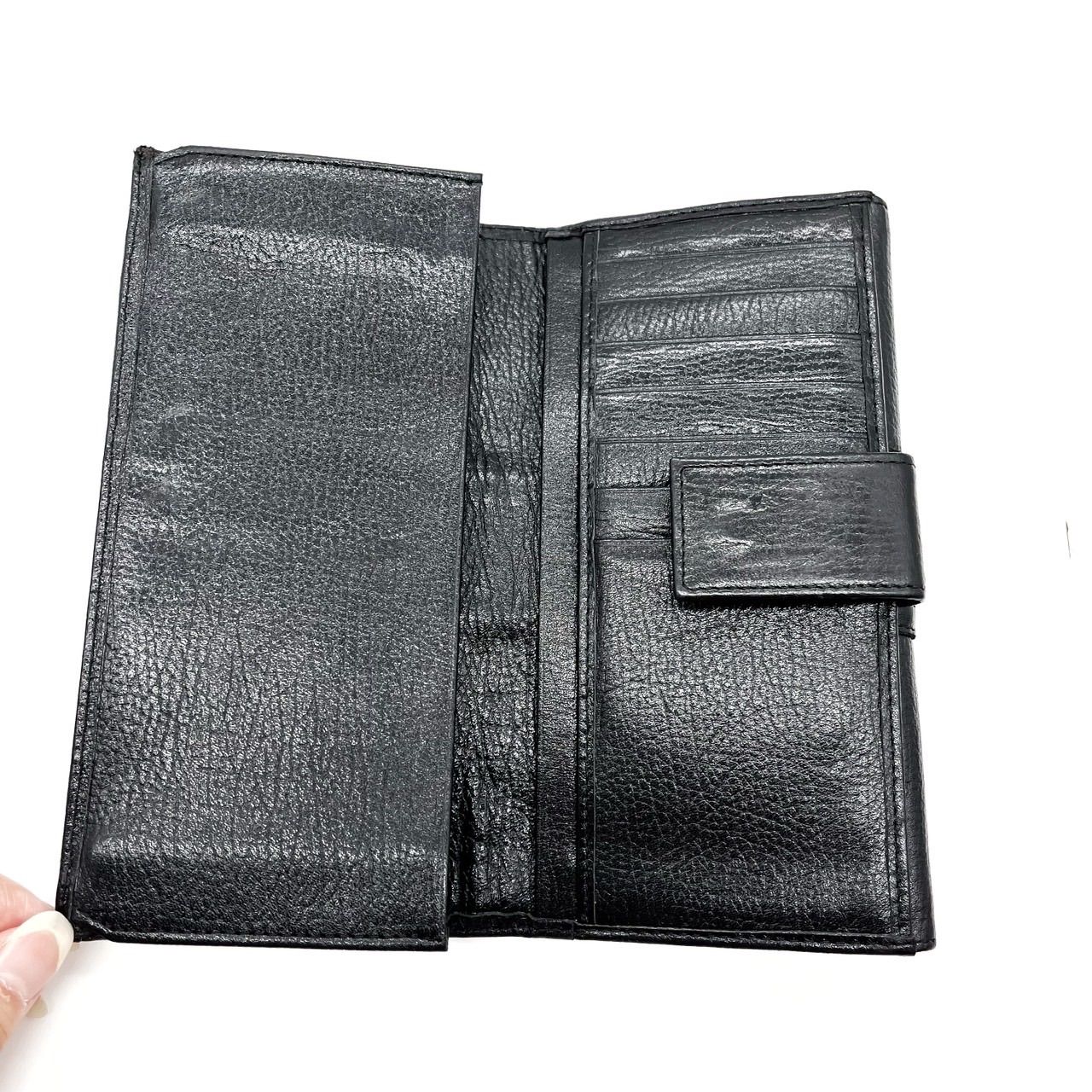 良品】 GUCCI グッチ 長財布 シェリーライン GG柄 G金具 シルバー金具 