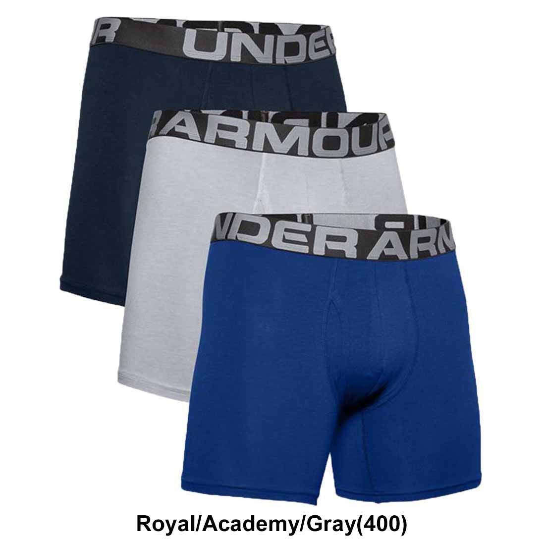 UNDER ARMOUR(アンダーアーマー)ボクサーパンツ コットン 6インチ 3枚