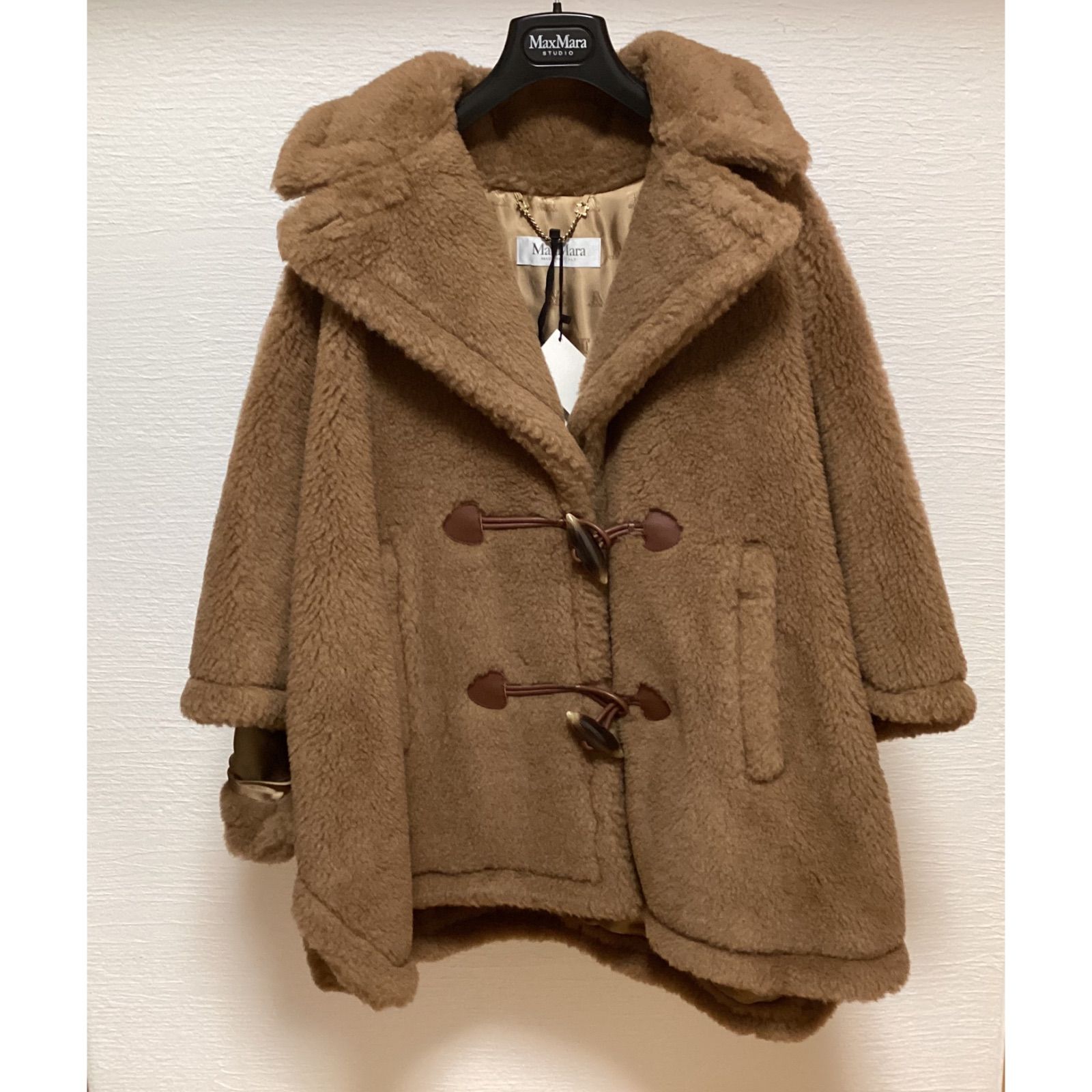 新品、未使用 MAX MARA マックスマーラ ジョージ テディベア ケープ  
