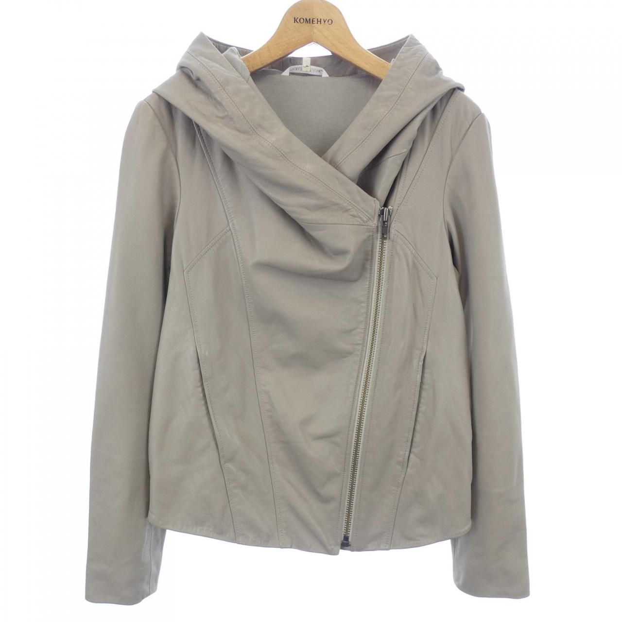 ヘルムートラングHELMUT LANG マルチポケットラムレザー
