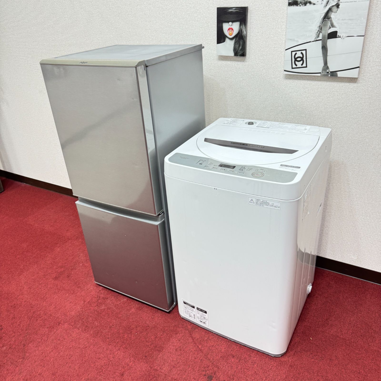 東京23区送料無料 超美品家電2点セット プロによる洗浄済みなので安心