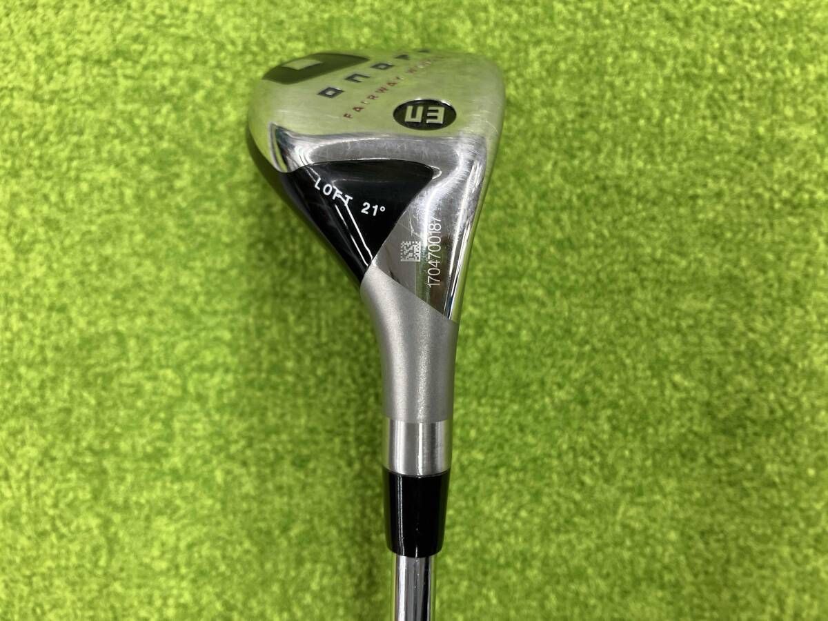 グローブライド ONOFF FAIRWAY WINGS 2017 ユーティリティ 21° オリジナルスチールシャフト フレックス不明