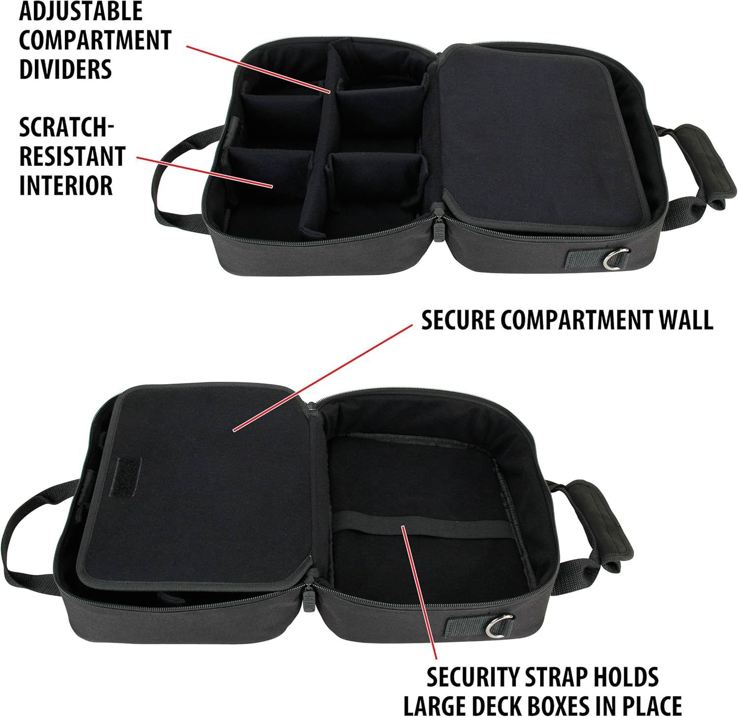 トレカ カード収納バッグ USA Gear Card Deck Storage Bag ブラック