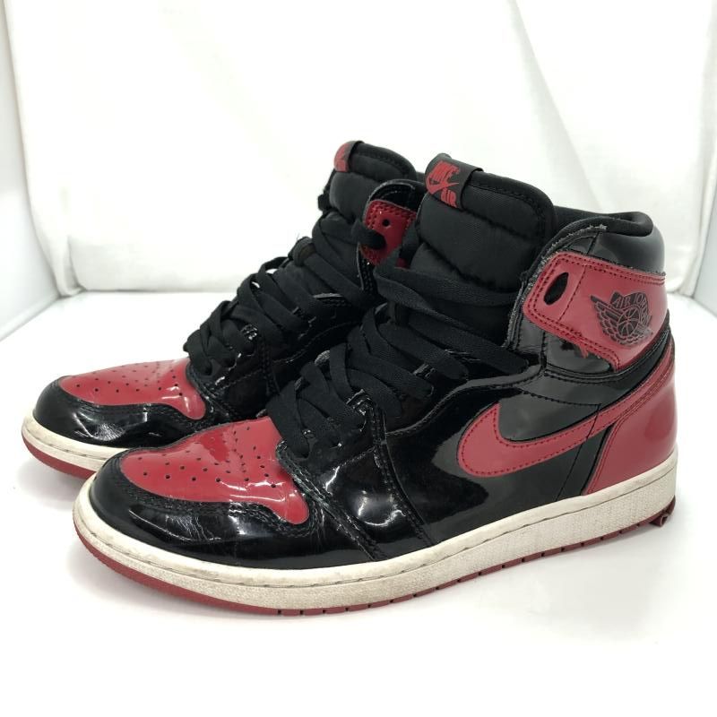Nike Air Jordan 1 High OG Patent Bred サイズ27cm 555088-063 ナイキ 91