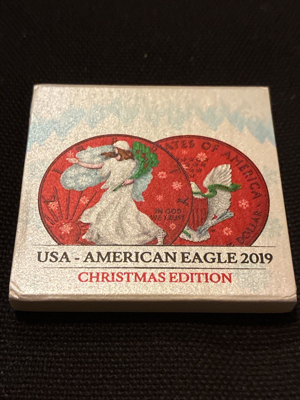 2019 アメリカンイーグル 銀貨 スペースレッド クリスマス エディション IMPECCABLEHEALTHCARESERVICES_COM