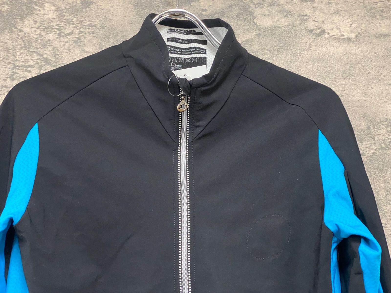 JH083 アソス assos iJ.haBu5 長袖 サイクルジャケット 黒 青 L