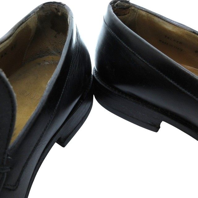 美品 BALLY バリー レザー スリッポン ローファー 黒 バリー BALLY レザーシューズ スリッポン ローファー Uチップ 黒