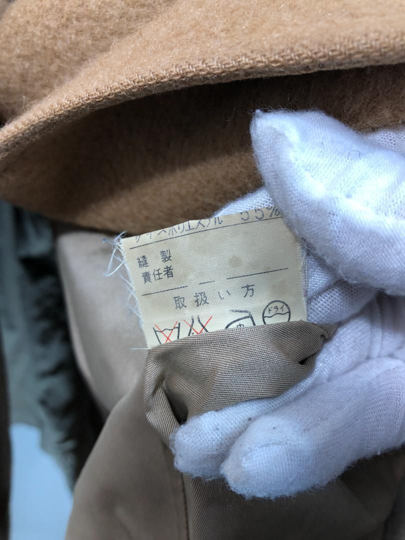 081021○ COMME des GARCONS 最初期 キャメル ウール ダブル