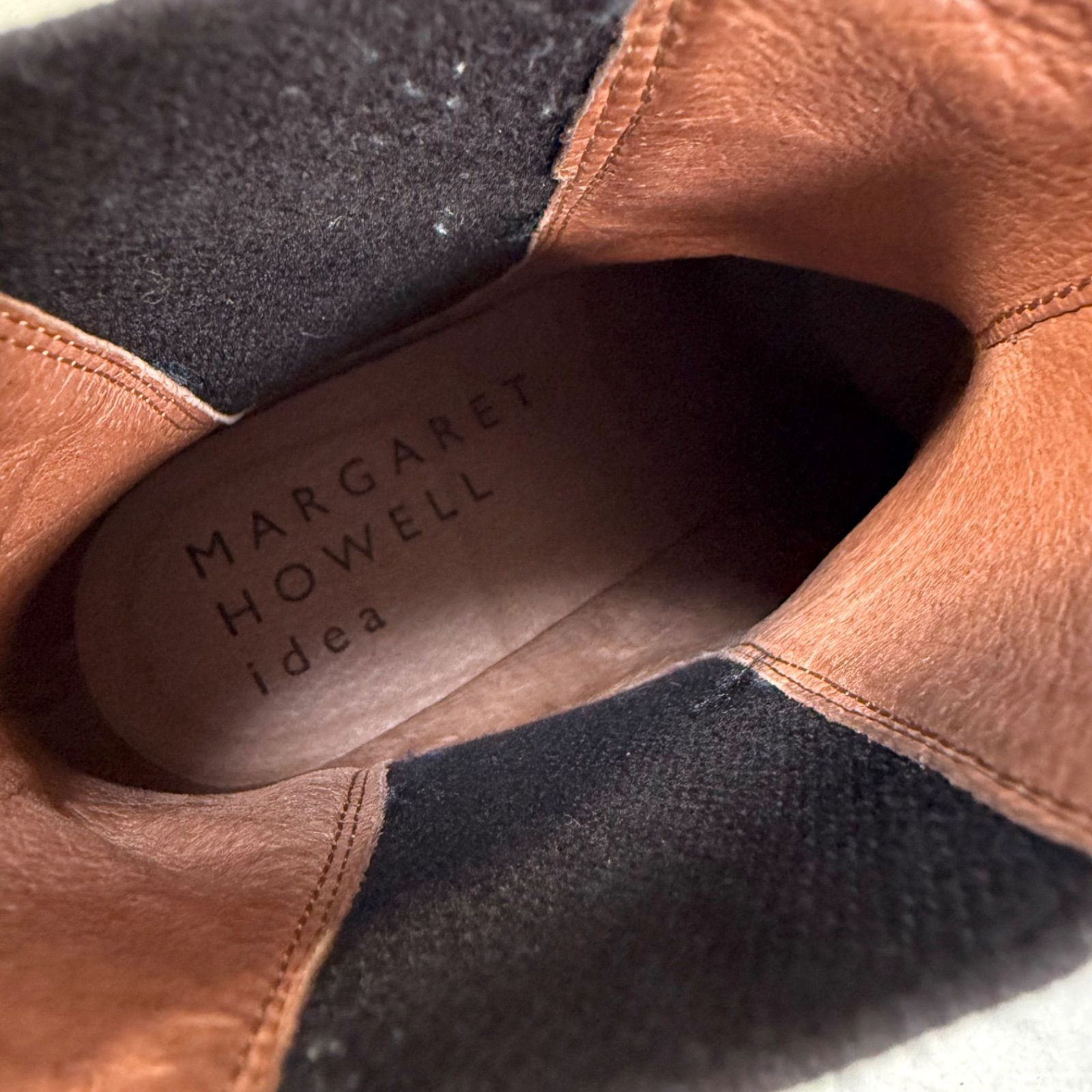 極美品・未使用級✨マーガレットハウエルアイデア サイドゴア ブーツ