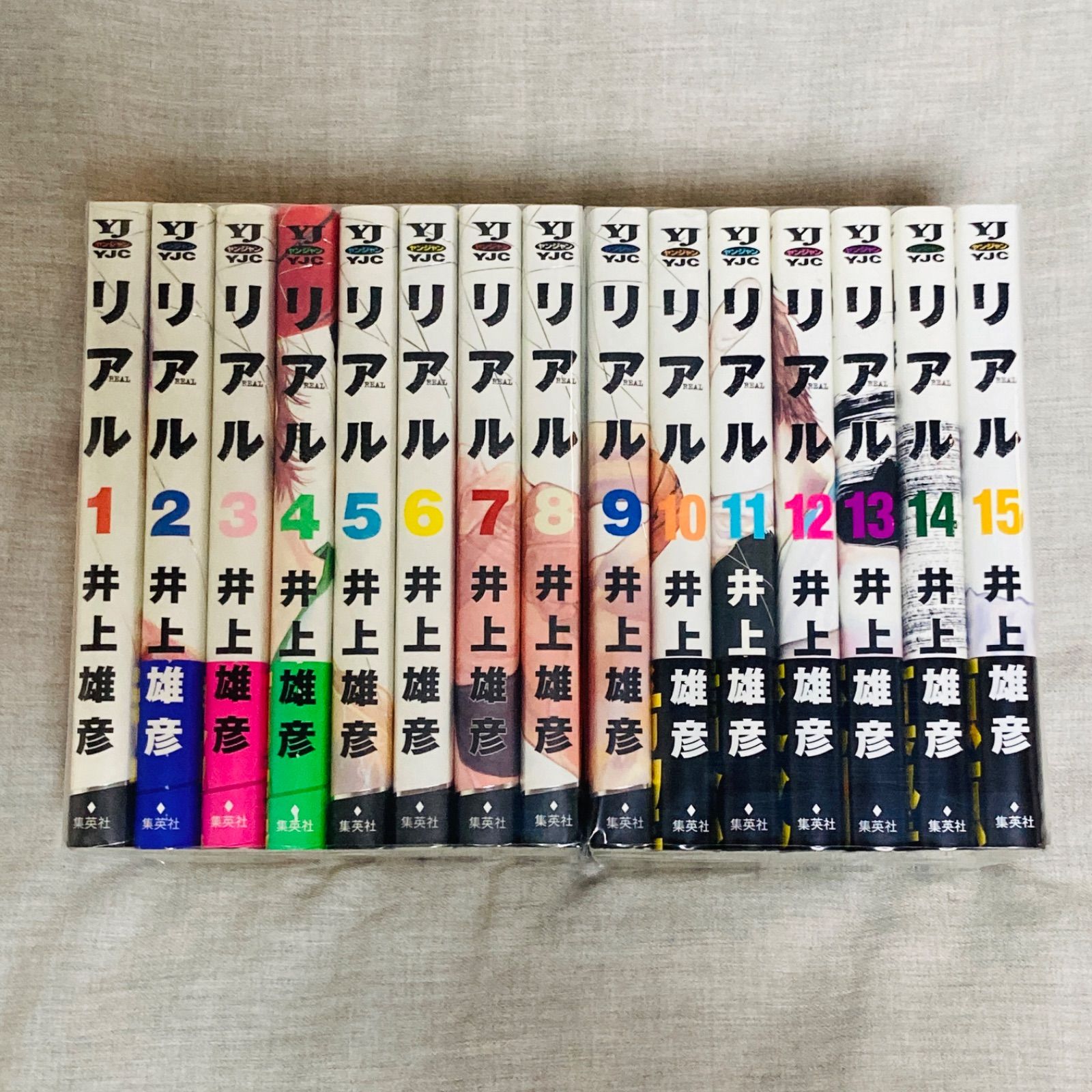 リアル　1～14巻　全巻初版・帯付き　貴重　井上雄彦　スラムダンク　バガボンド リアル14巻セット　 井上雄彦