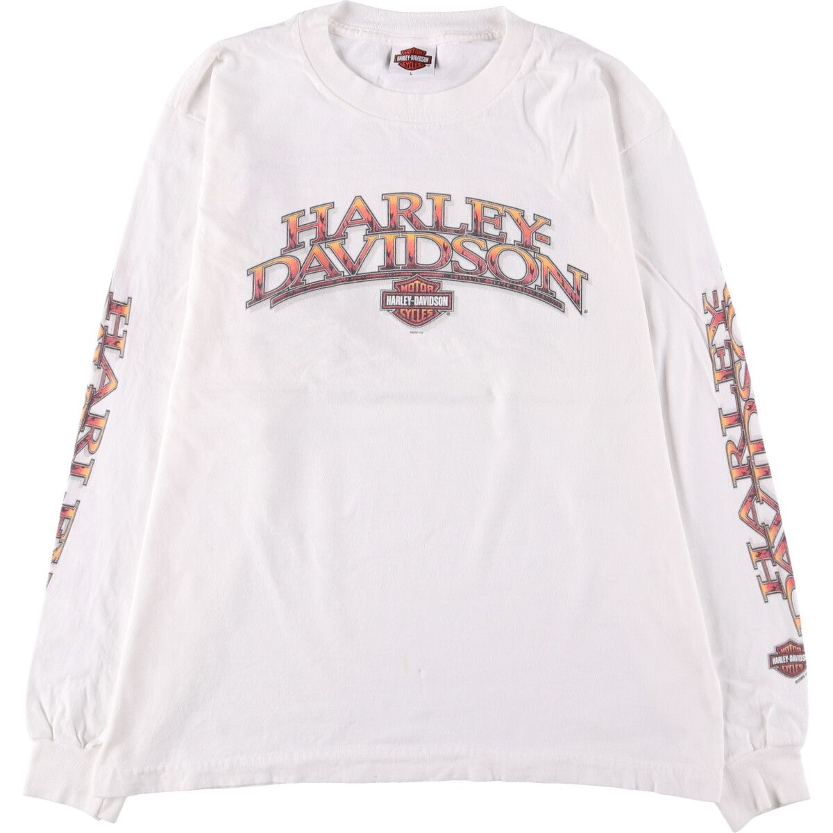 Harley Davidson - 古着 00年代 ハーレーダビッドソン Harley-Davidson ロングTシャツ ロンT USA製 レディースXL相当 /eaa448442 Harley Davidson - 古着 00年代 ハーレーダビッドソン Harley