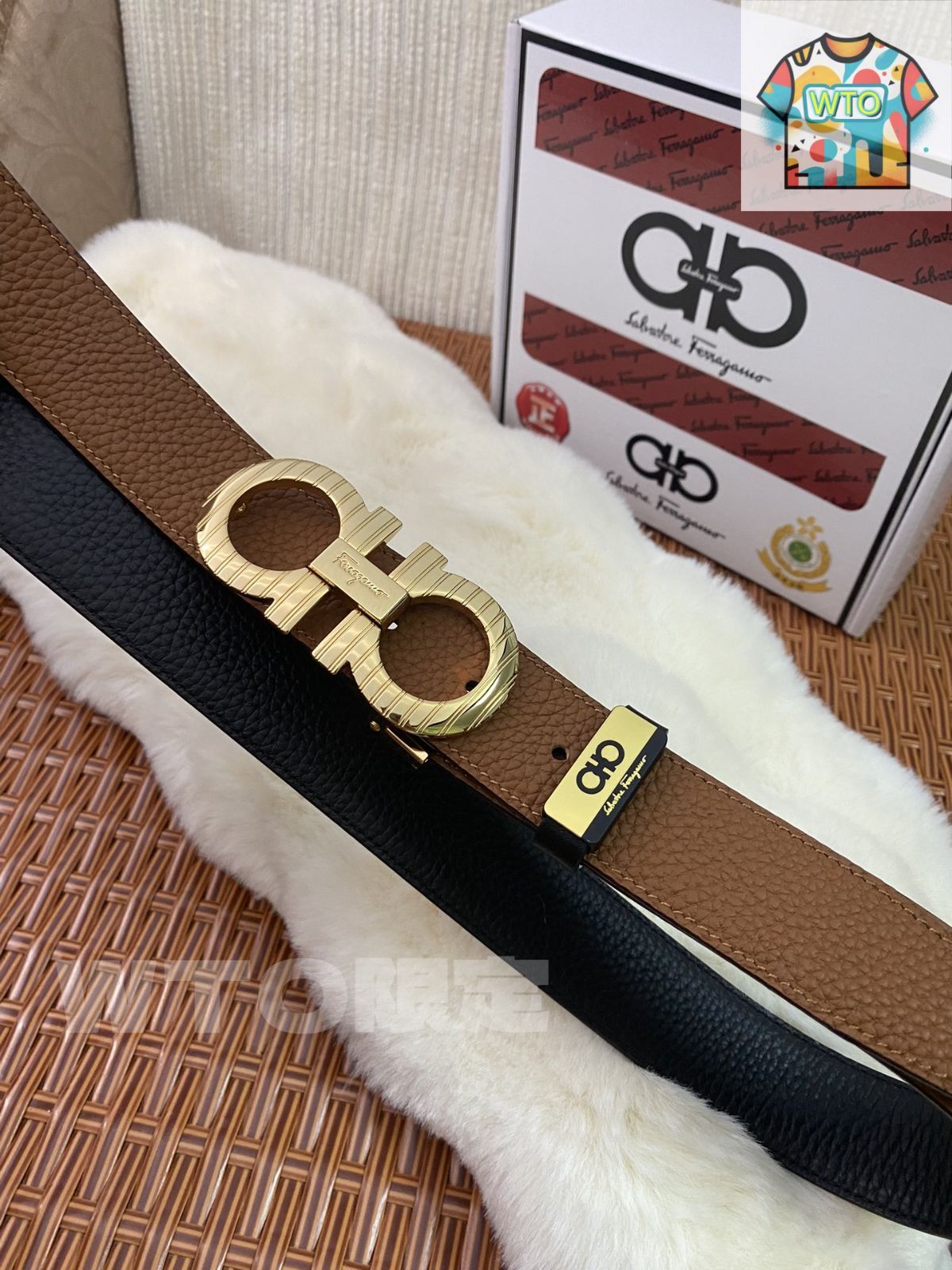 Ferragamo フェラガモ メンズ 真皮ベルト01-SH61 - メルカリ
