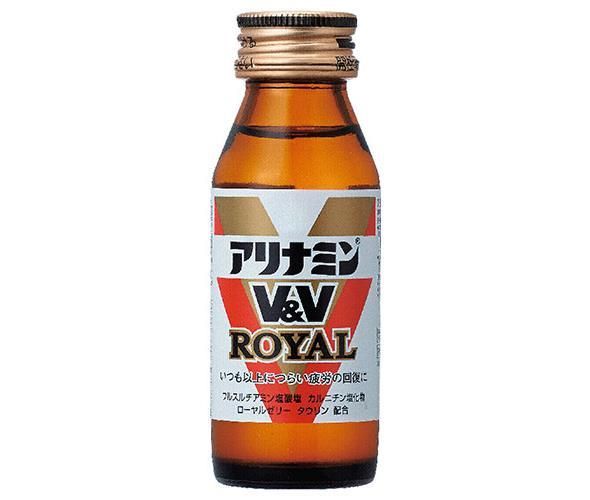 アリナミン製薬 アリナミンV＆Vロイヤル 50ml瓶×50本入× 2ケース ｜ 栄養補給 栄養ドリンク