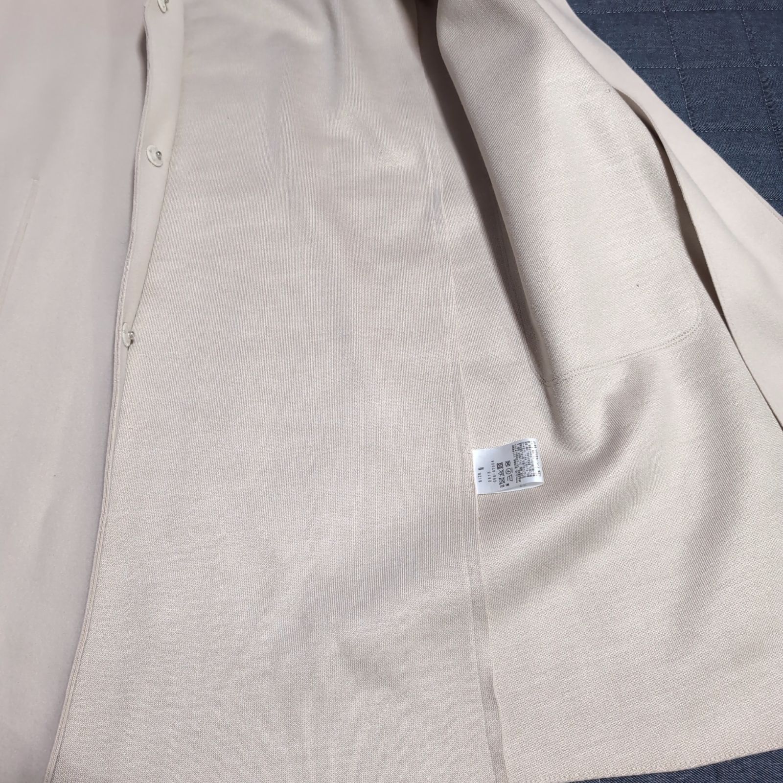 index』インデックス フード付き ロングコート キレイめ オフィス 