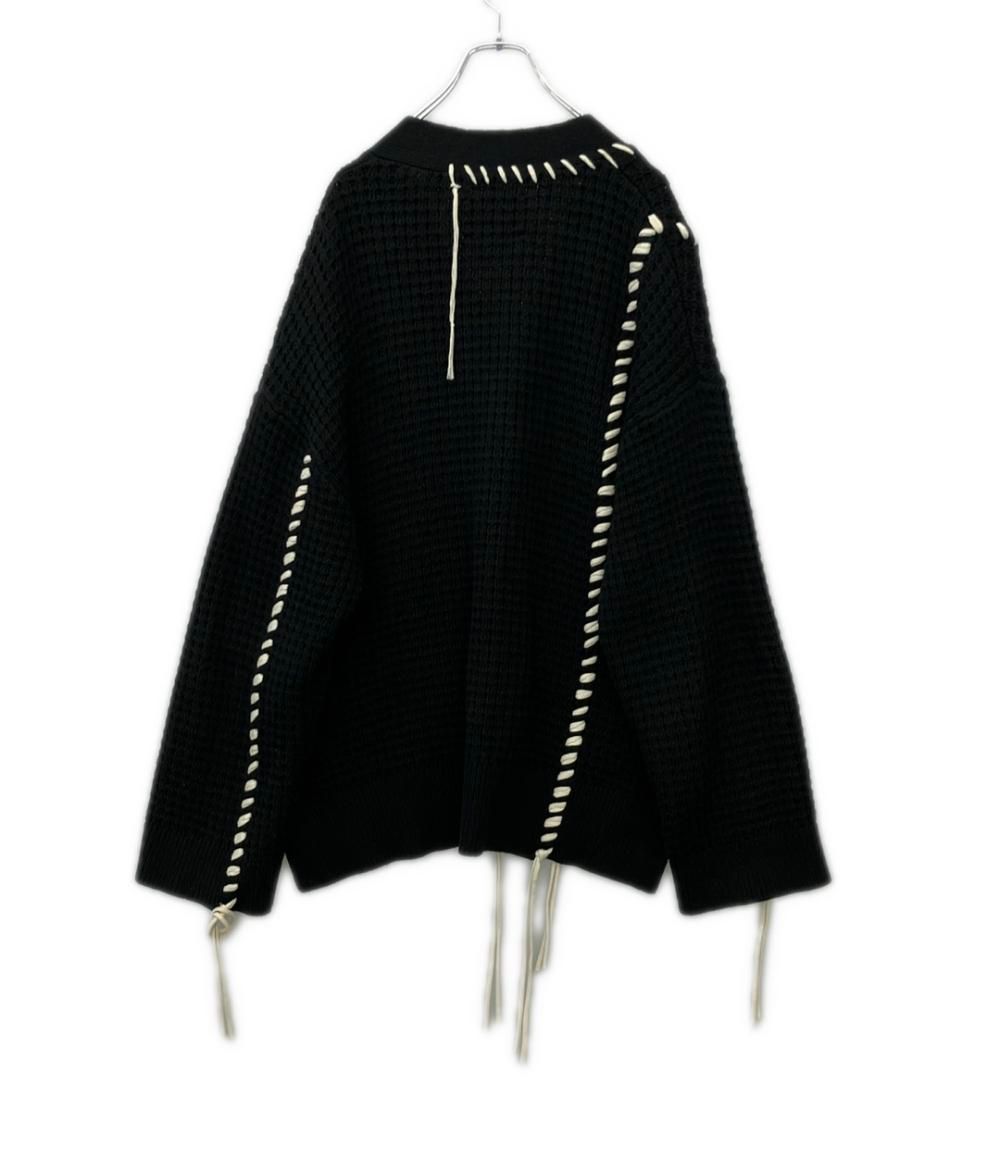 メゾン 鬼ワッフルカーディガン オーバーサイズ メンズ SIZE 02 M MAISON SPECIAL KARIMZIABAT_FR