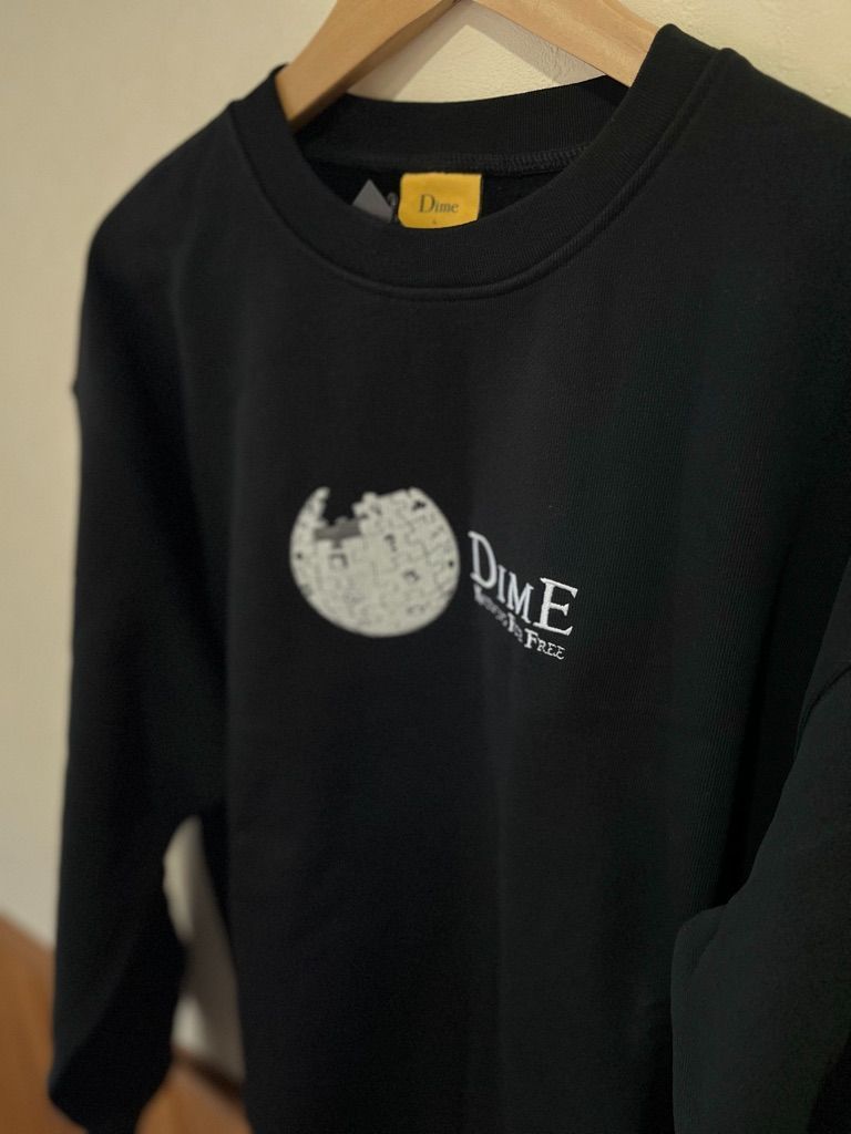 新品 人気 ☆ Dime ダイム DIME DIMEPEDIA CREW SWEAT スウェット