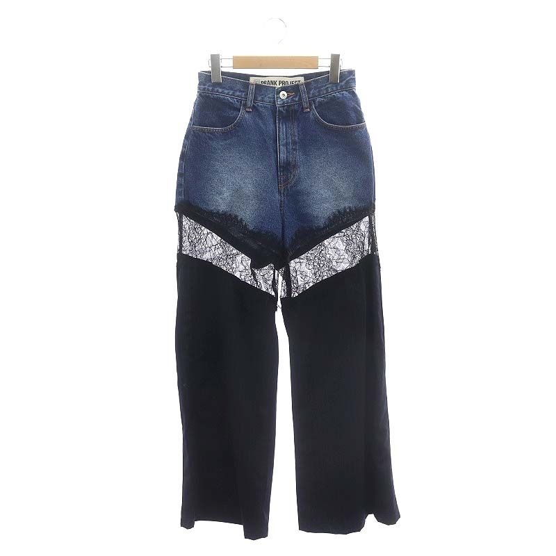 未使用プランクプロジェクトDenim Lace Blocking Pants36 未使用プランクプロジェクトDenim Lace Blocking Pants36 - メルカリ