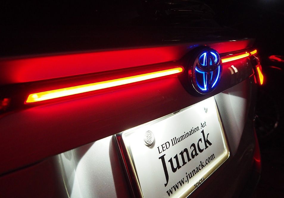 M s 60ハリアー 後期 2017.06-2020.06 Junack リ ザード TC LED テール イルミネーション ジュナック 社外 パーツ ZSU60W ZSU65W ASU60W ASU65W 60系 60 ハリアー LZR-TC-T1