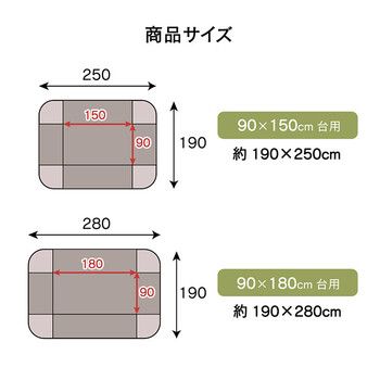 こたつ布団約190×250cm 大判