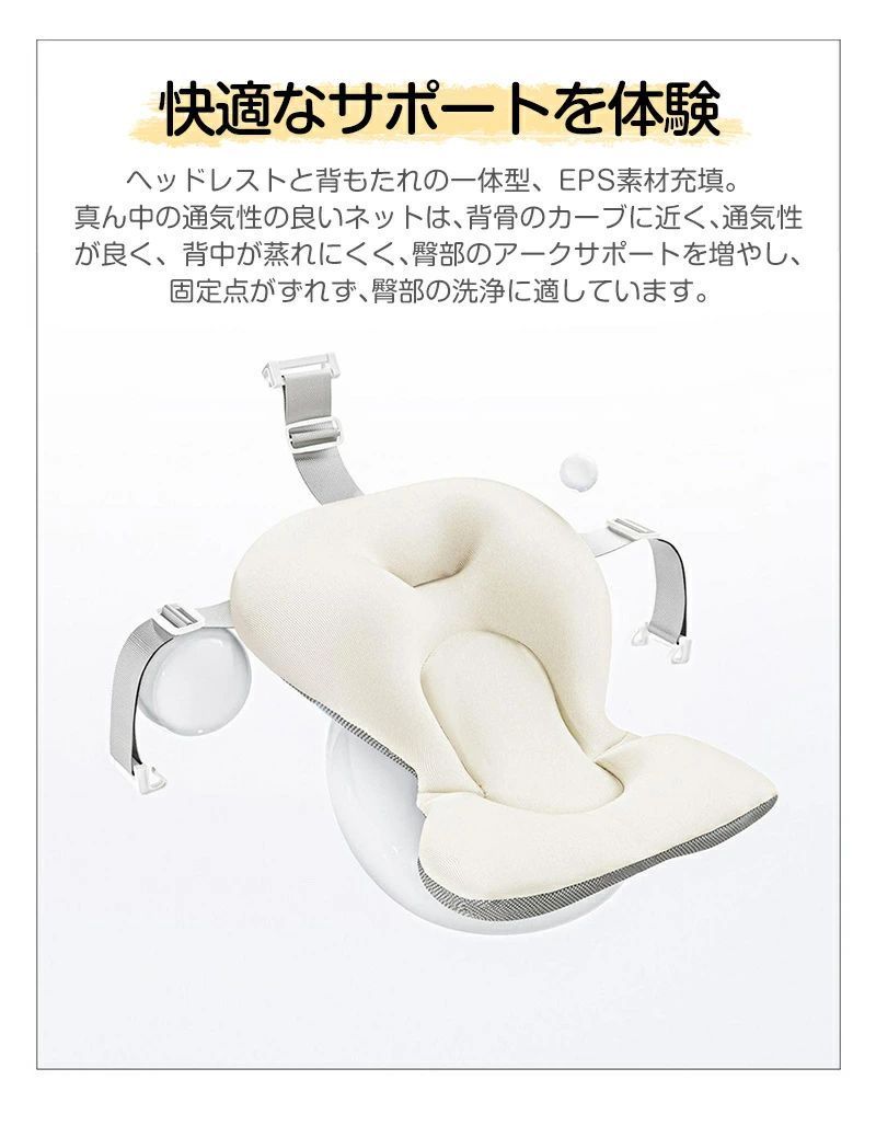 ベビー用風呂 折りたたみ 子供用風呂 赤ちゃん用 0～2歳 付き 改良版スポンジバスネット付き 収納容易 滑り止め設計 ベビー用 赤ちゃん用 BILLOVLOGS_CO_UK