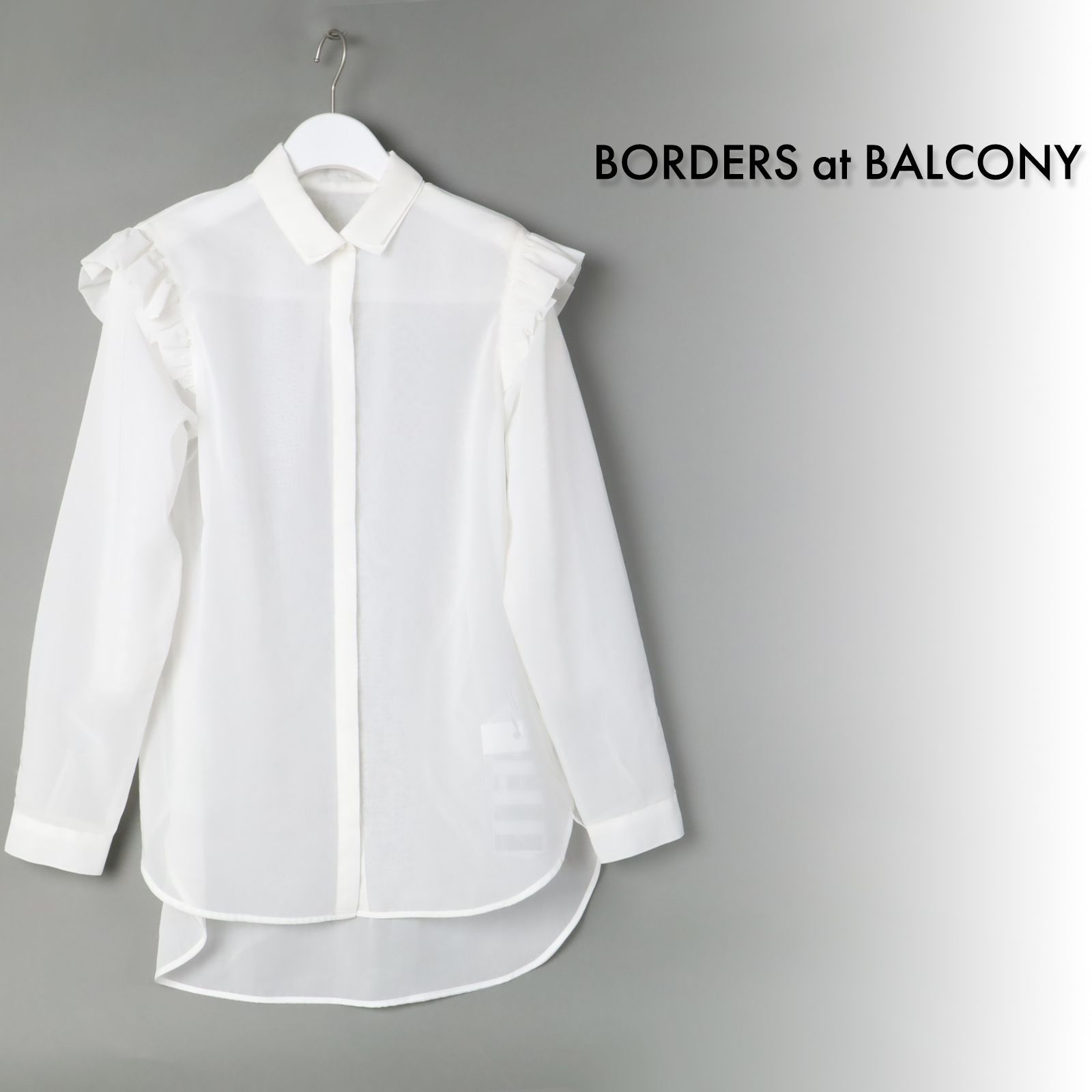BORDERS at BALCONY ブラウス 新品 BORDERS at BALCONY (ボーダーズ
