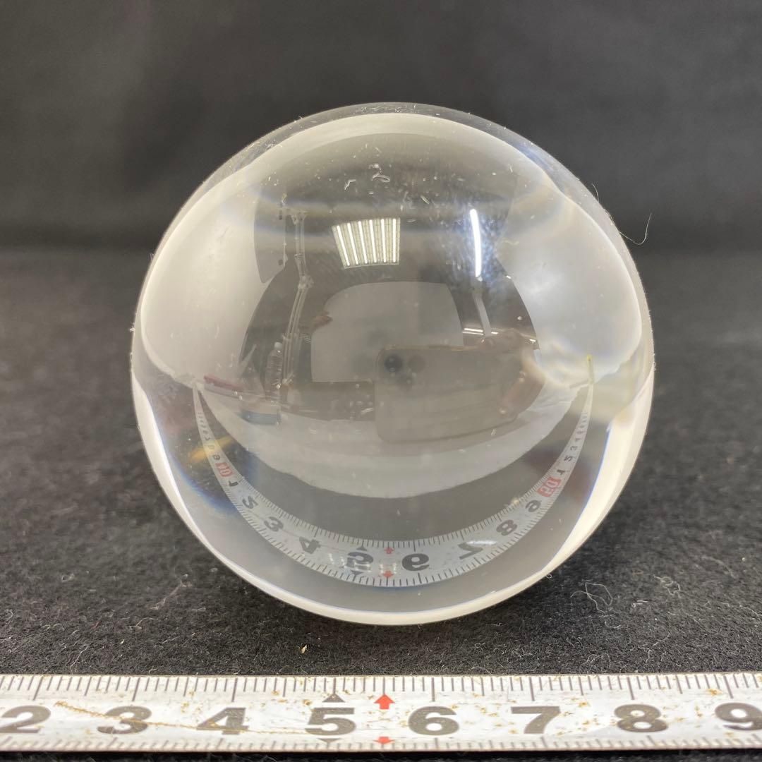 本水晶玉 直径約61㎜ 321g 東さ6-0812