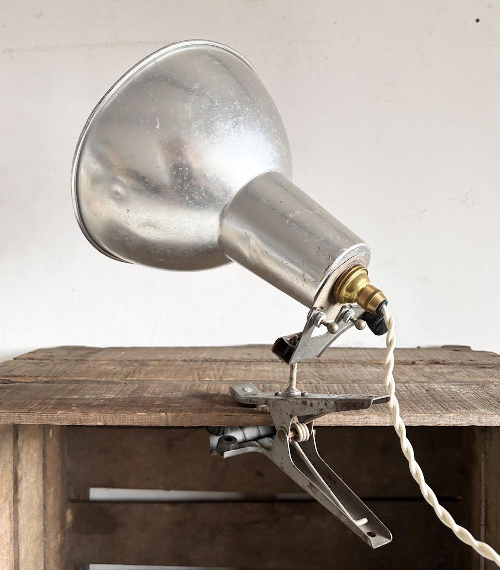 フランスアンティーククリップランプL |アトリエアパレルカフェインテリアショップコーディネート店舗什器室建築内装空間室内装飾デザイン照明器具