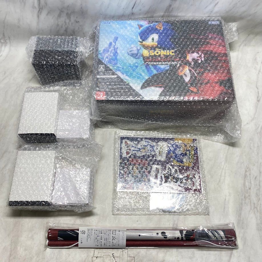 【開封済・未使用品】ソニック × シャドウ ジェネレーションズ コレクターズエディション DXパック ダブルクリスタルセット -Switch