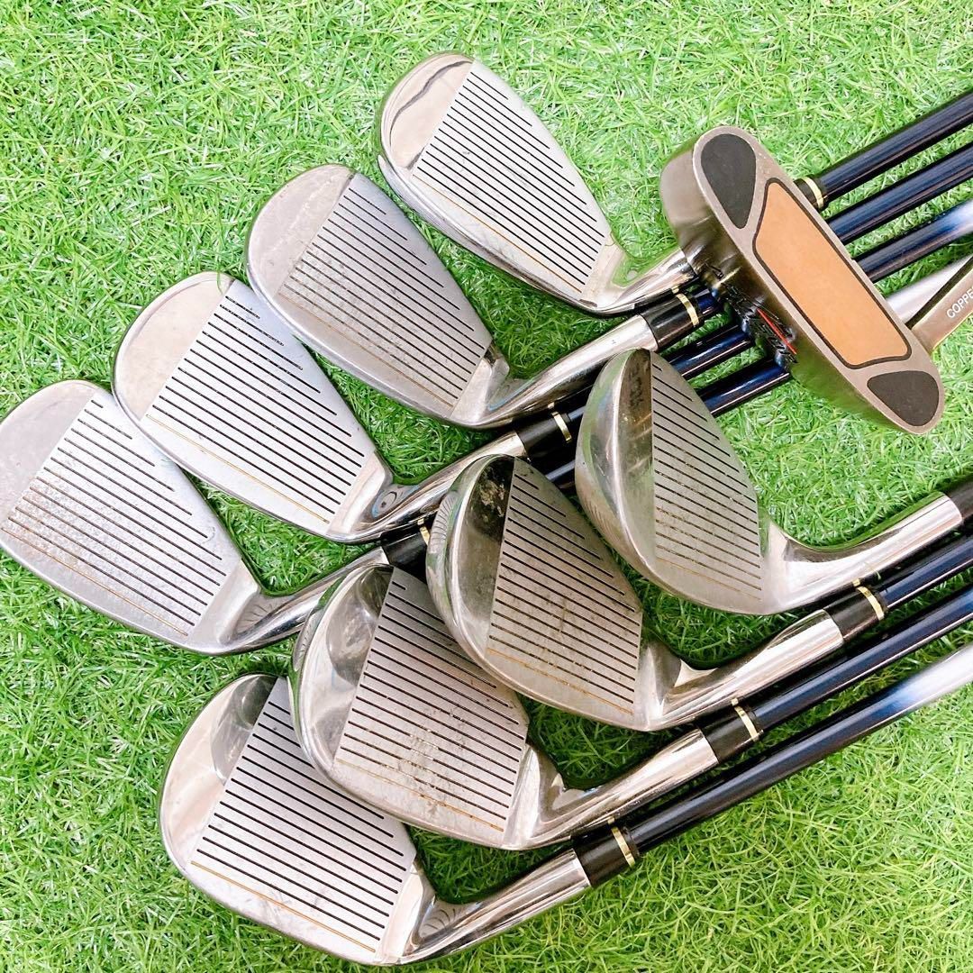 21.初心者オススメ ゴルフクラブ メンズセット FLEX R ヘッドカバー