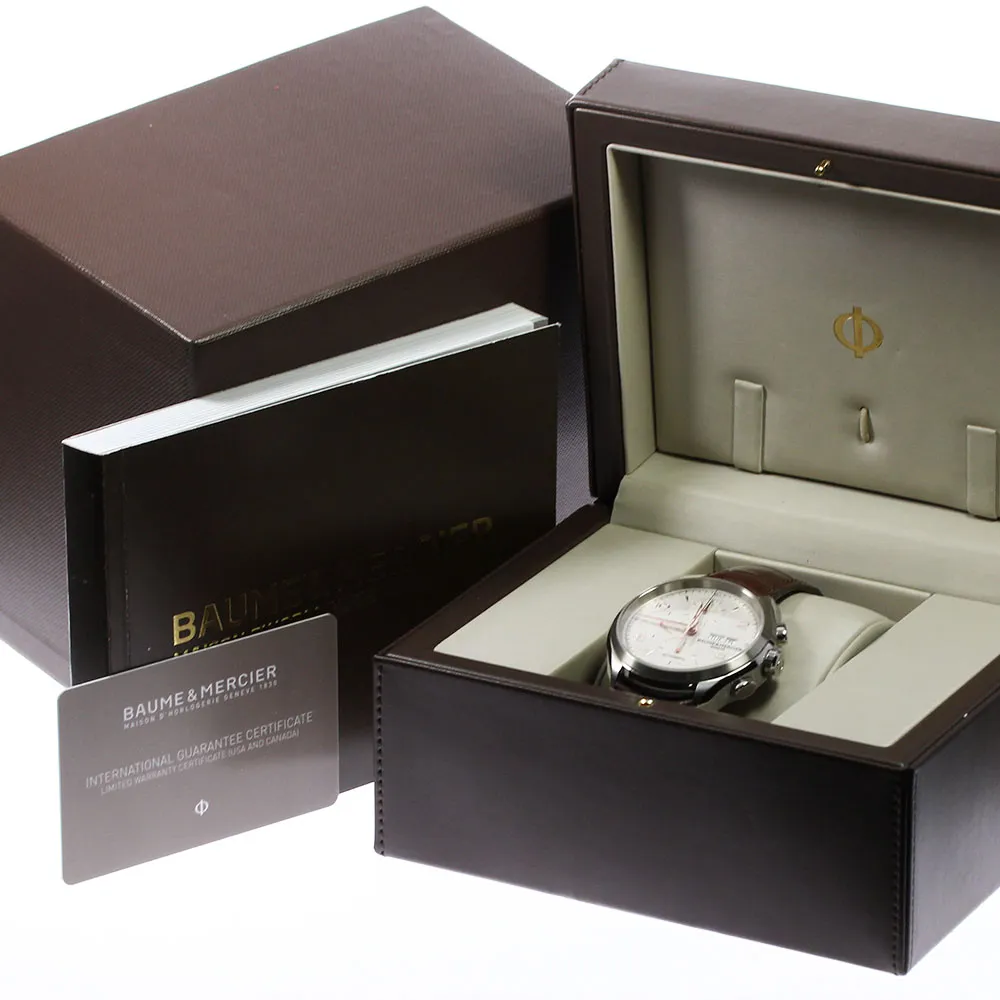 訳ありボーム＆メルシェ Baume & Mercier MOA10129 クリフトン クロノ ...