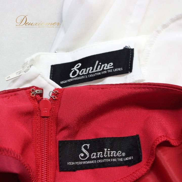 Sanline　サンリーヌ　社交ダンス　セットアップ　ドレス　スパンコール　薔薇 Sanline サンリーヌ 社交ダンス セットアップ ドレス スパンコール
