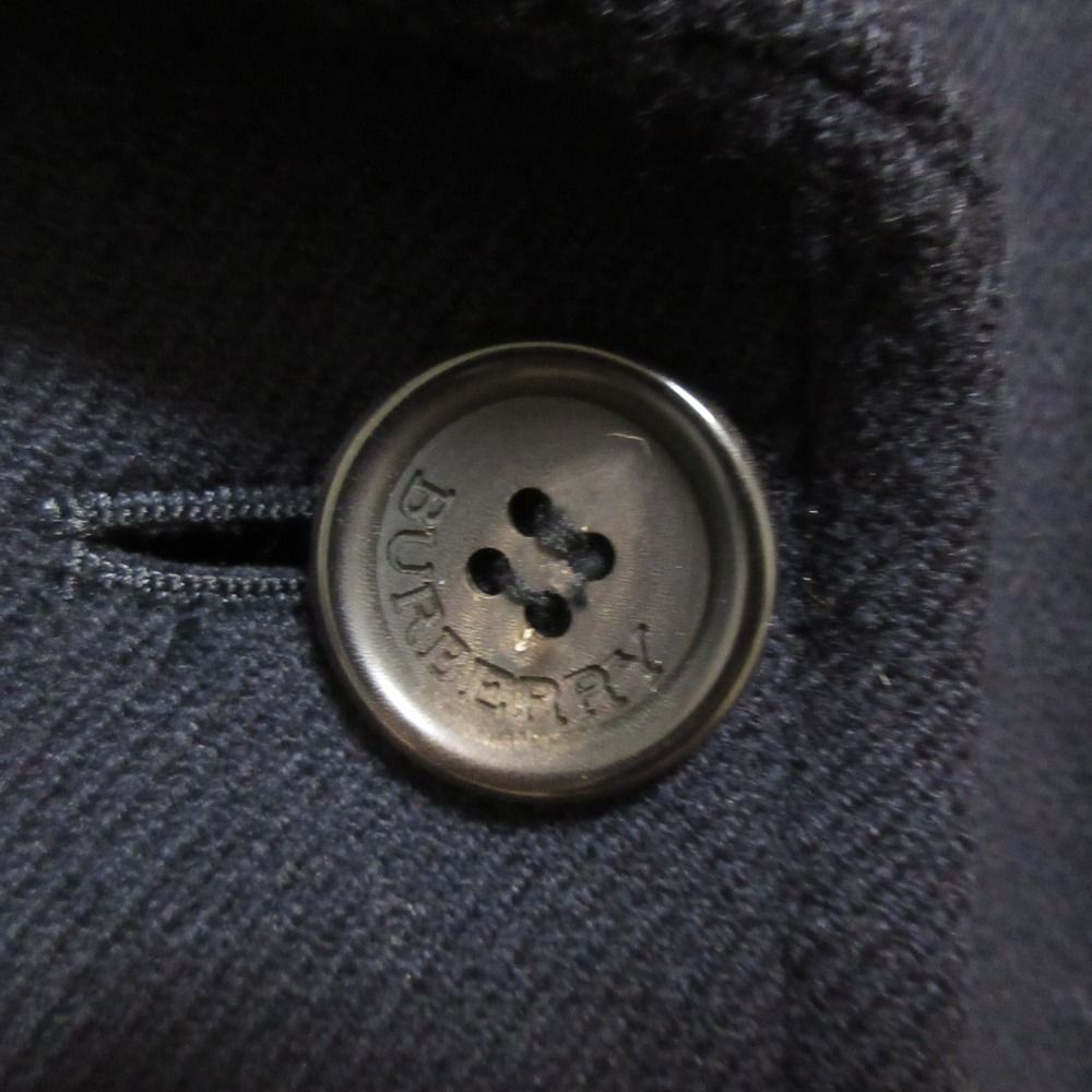 美品 Burberry バーバリーロンドン ウールメルトン カシミヤ