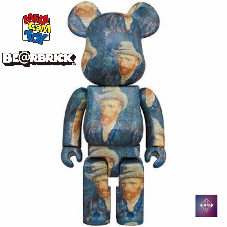 新品未開封】 MEDICOM TOY メディコムトイ BE@RBRICK ベアブリック 1000% 2020年12月発売 「Van Gogh  Museum」Self-Portrait with Grey Felt Hat ゴッホ インテリア 家具 正規品 - メルカリ