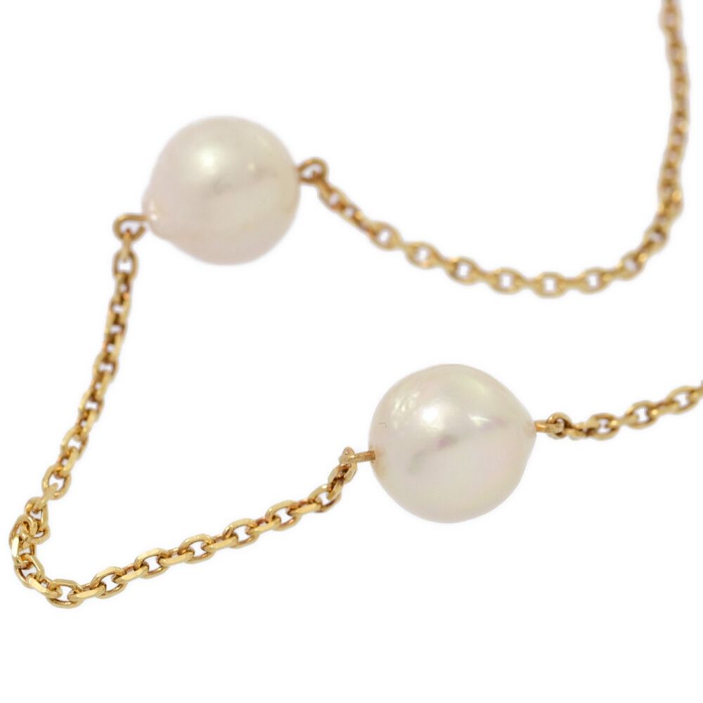 ステーションセッティング 11P・真珠 パール ロングネックレス  