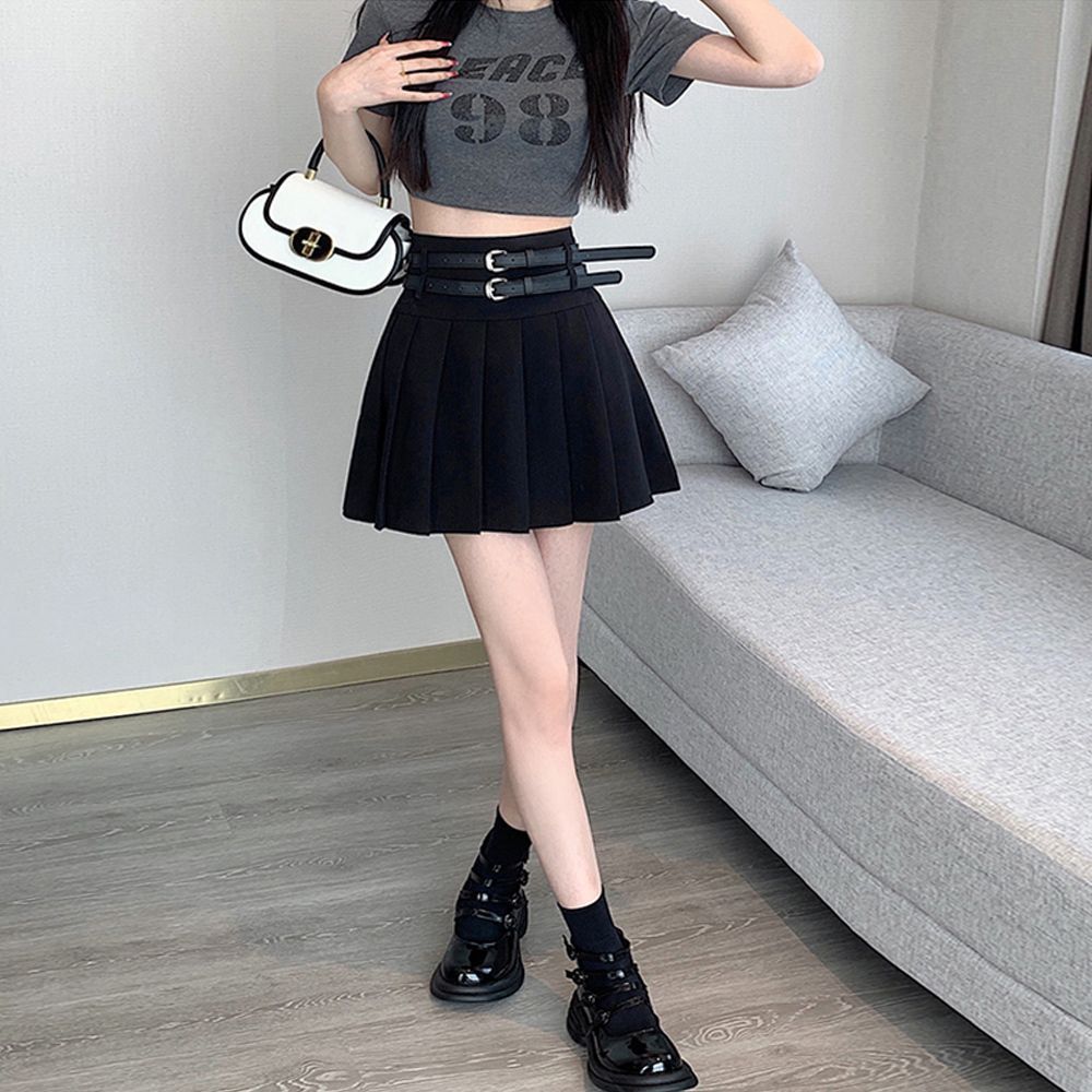 【美品】韓国パーリーゲイツ ミニスカート インナーパンツ ポーチ付き にこちゃん 4905114422341cl_05?$VS_1500$