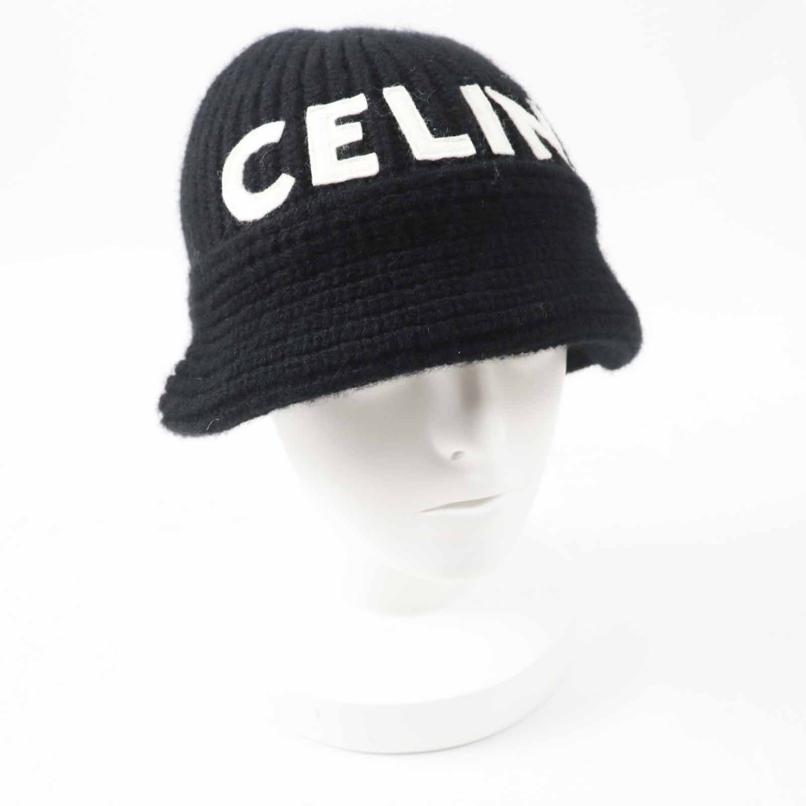 100%正規品 CELINE セリーヌ ブラック ニット帽
