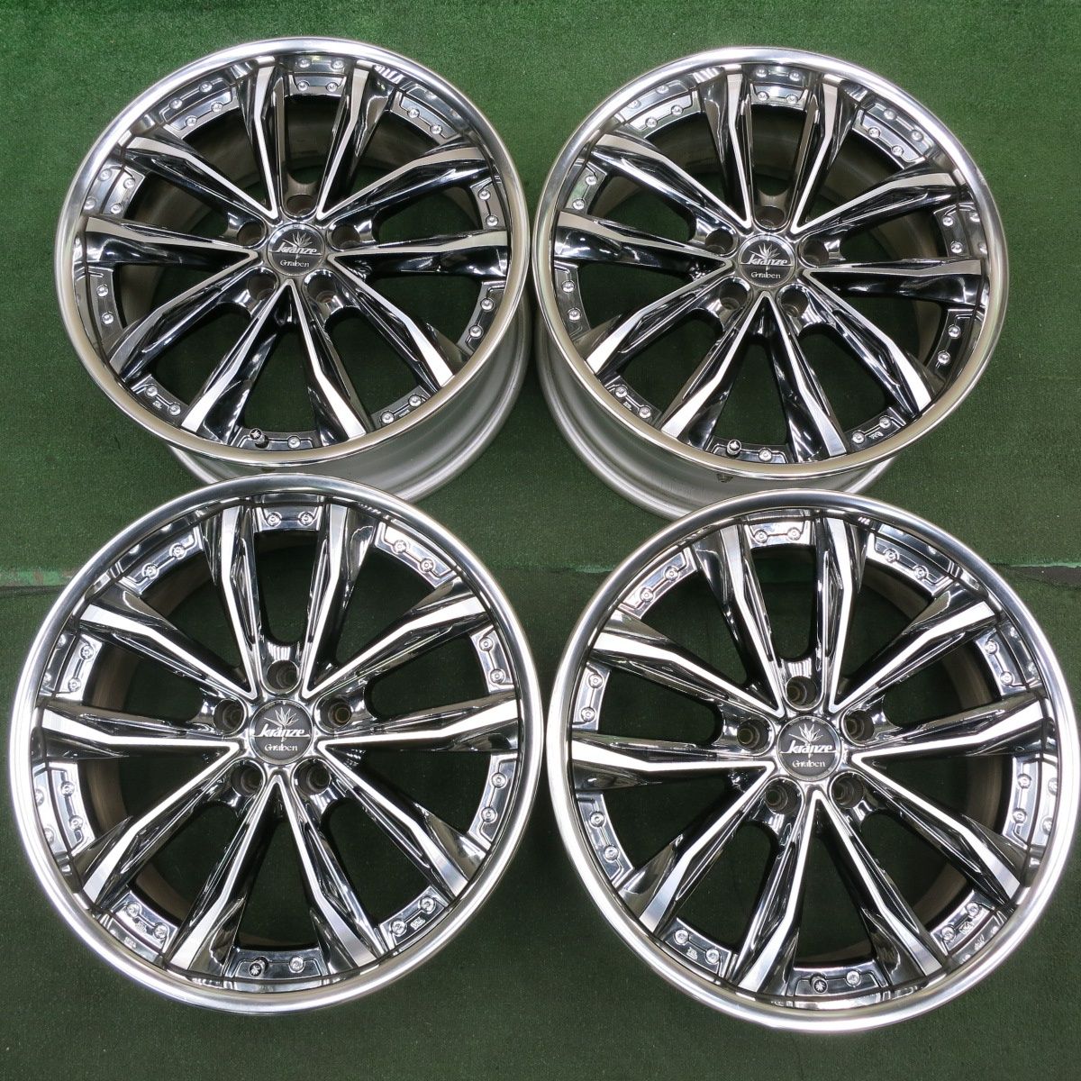 クレンツェ　グラベン19インチ　タイヤセット 送料無料* 4本価格☆Kranze Graben クレンツェ グラベン 19インチ