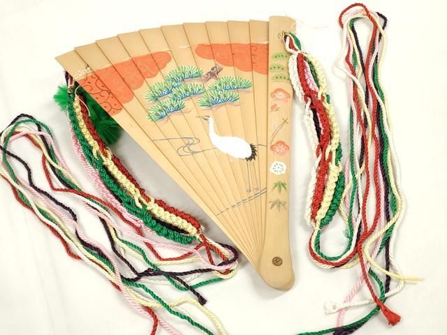 松竹梅 流水枝松鶴文