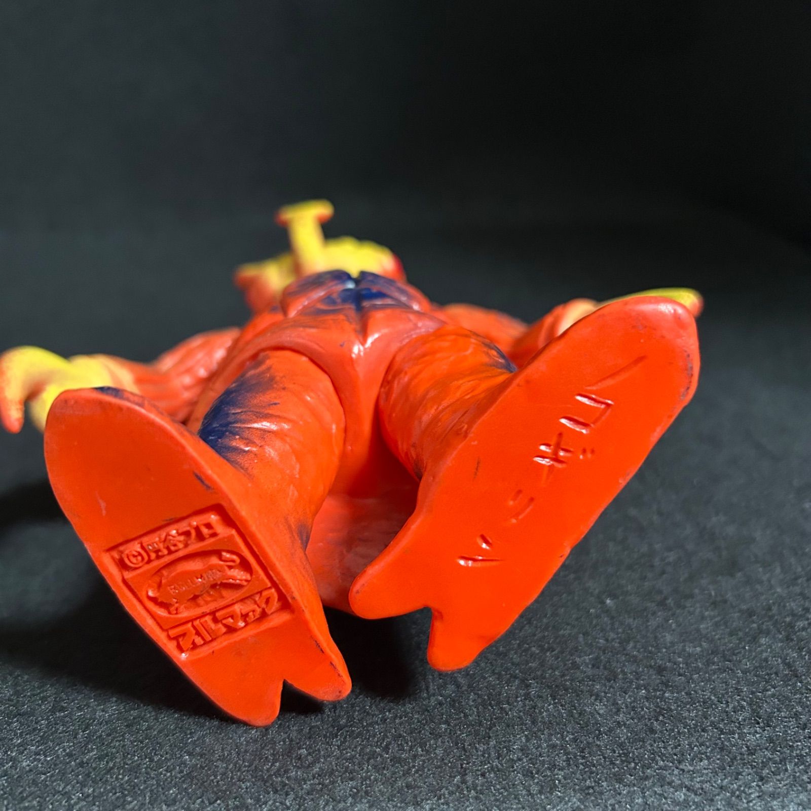 ブルマァク.ソフビ.ノコギリン。 当時物 ブルマァク 怪獣 ノコギリン ソフビ