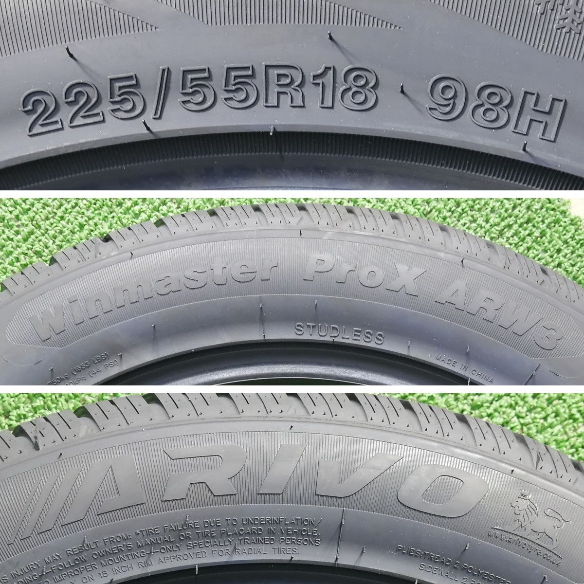 B399【送料無料】スタッドレスタイヤ 225/55R18 4本セット 225/55r18 4