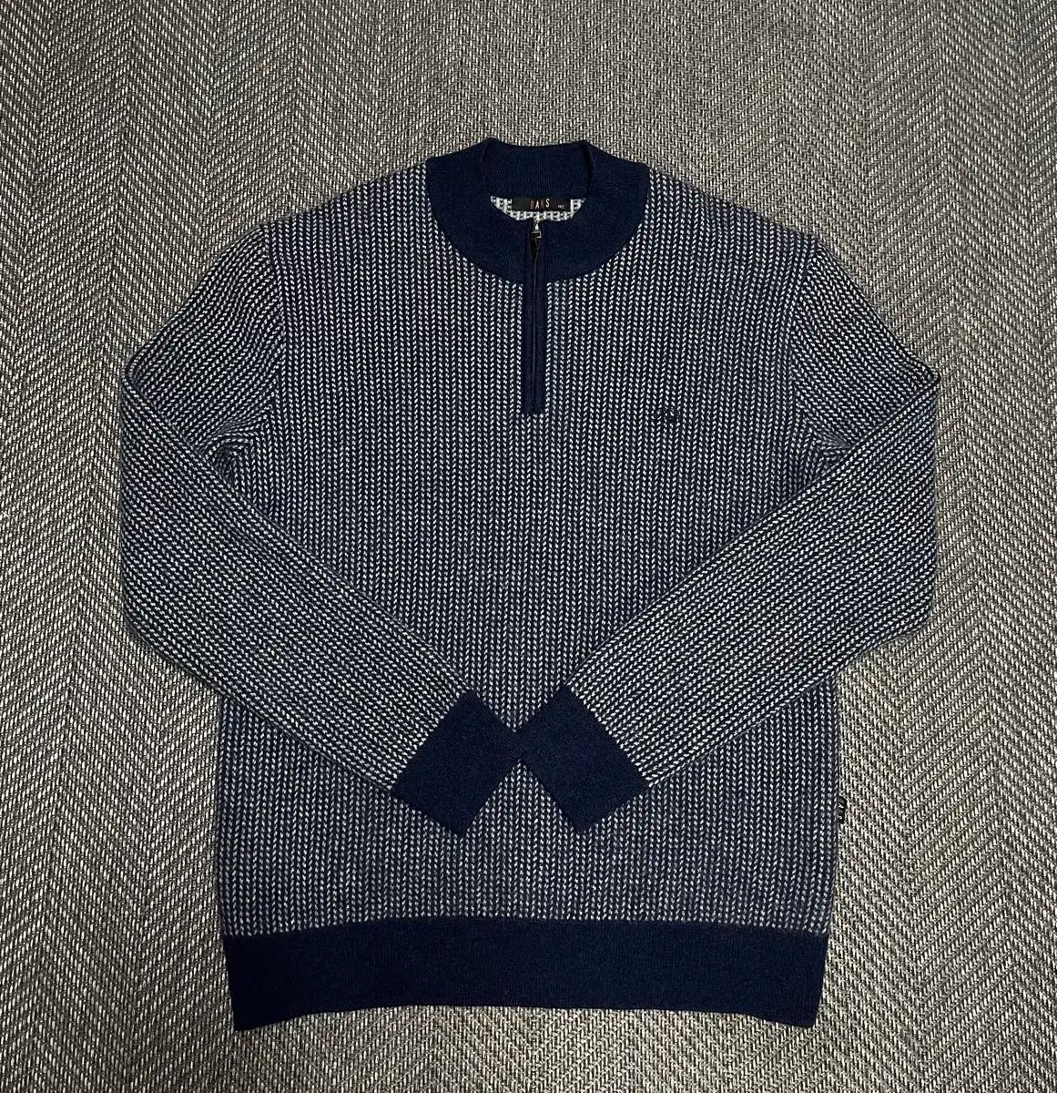 105 ダックス DAKS セミジップアップ ニット セーター