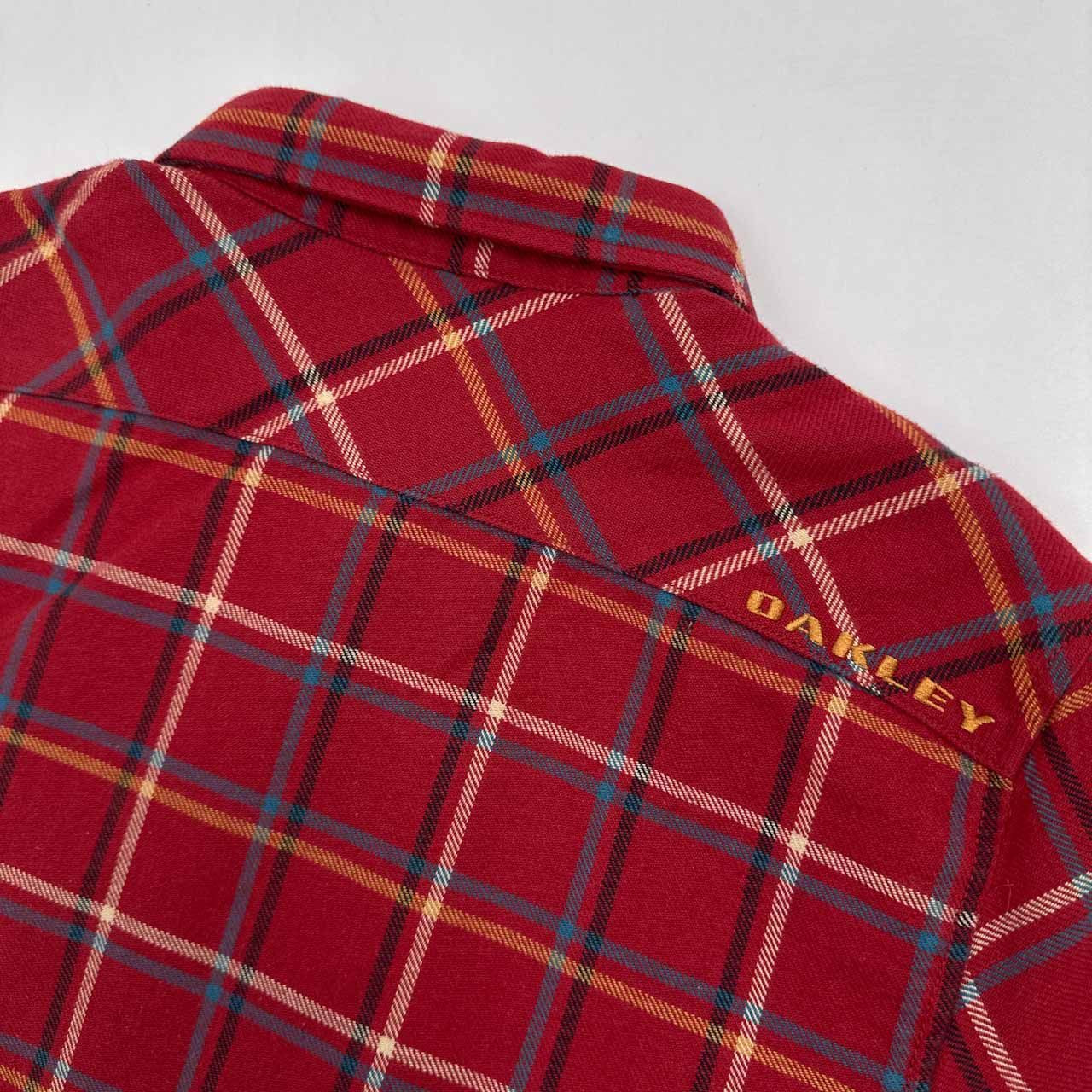 OAKLY オークリー SLIM FIT チェック柄 裏キルティング シャツ 