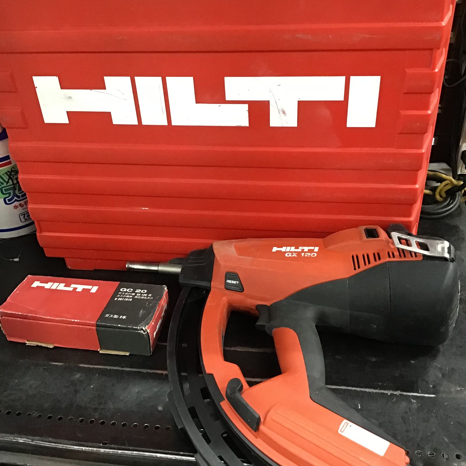 品 〇ヒルティ HILTI ガス式鋲打機 GX120(エア釘打機)｜売買されたオークション情報、yahooの商品情報をアーカイブ公開 - オークファン  - エアーツール（bocaux-et-conserves.com）