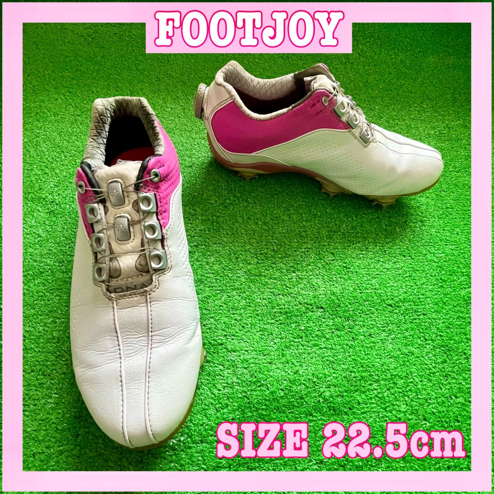 moon様フットジョイDNA BOA 女性用　25㎝ ホワイト/ピンク DNA D.N.A. BOA® Golfing Shoes for Women | FootJoy