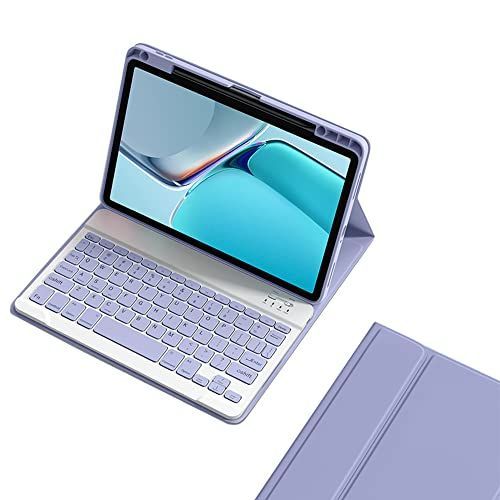 iPad9iPad8iPad7iPadPro10.5iPadAir3_紫 iPad 第９世代 第８世代 第７世代 10.2インチ キーボードケース ペンシル収納 iPadAir3 iPadPro10.5 キーボード カバー マグネット 分離式 iPad 10.