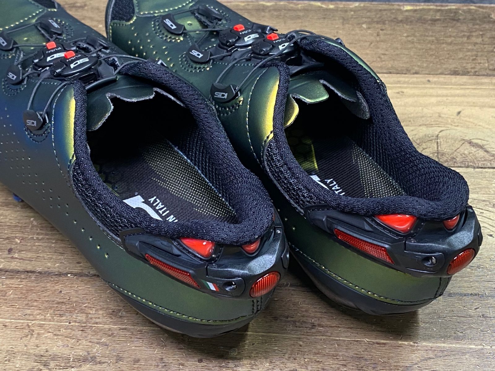 JN270 シディ SIDI SHOT 2 LIMITED EDITION ビンディングシューズ 3穴 ゴールド EU42 BRIGHTFACE_UK