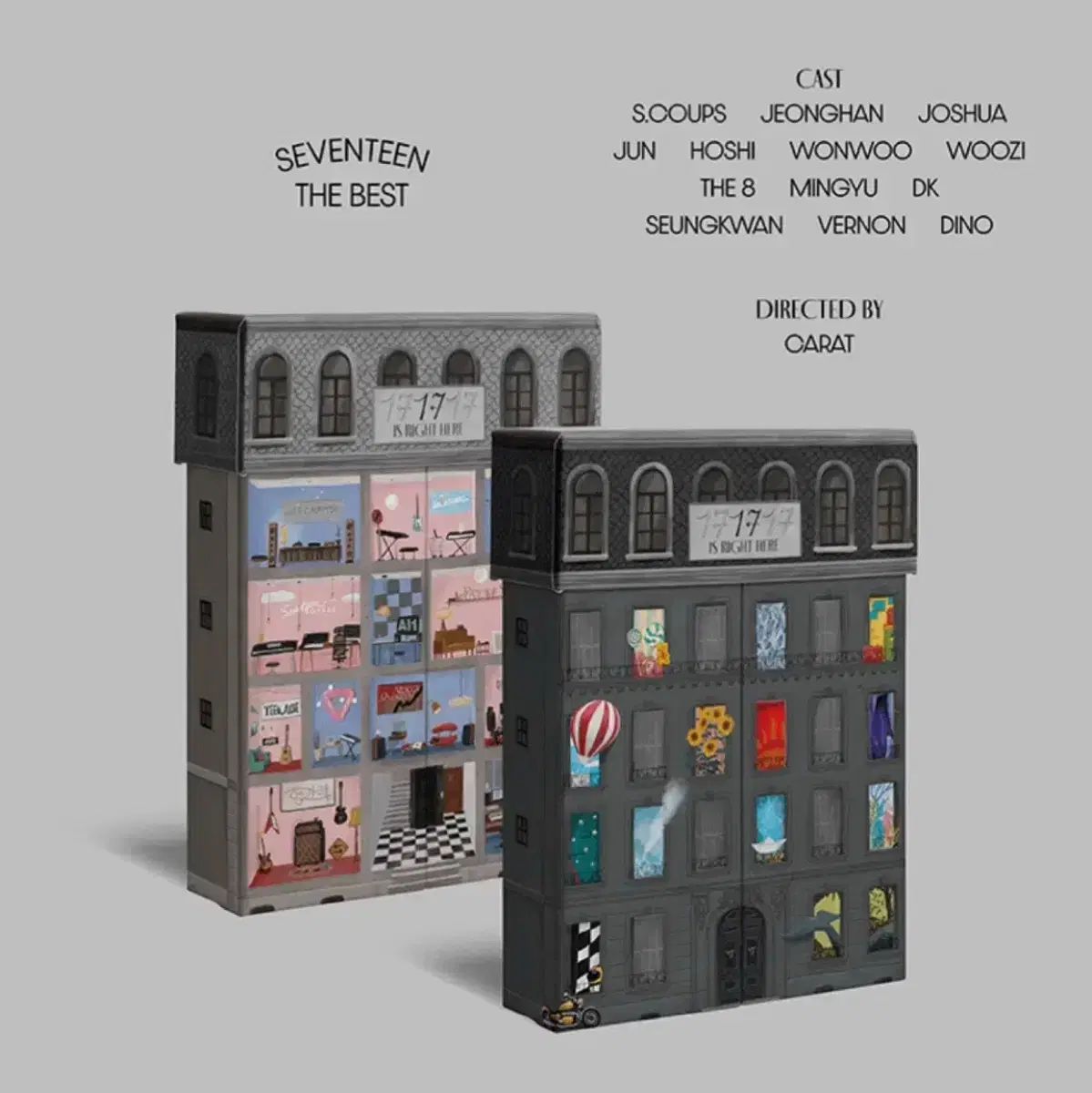 【雷市場（ポンジャン）商品韓国直送】 SEVENTEEN(セブンティーン・セブチ) ベストアルバム トレカ セットフォーカス 団体 集合