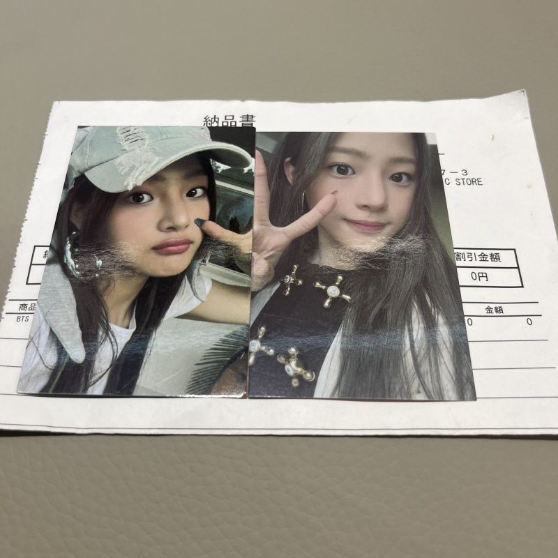 NewJeans ミンジ omg ユニバ ラキドロ トレカ