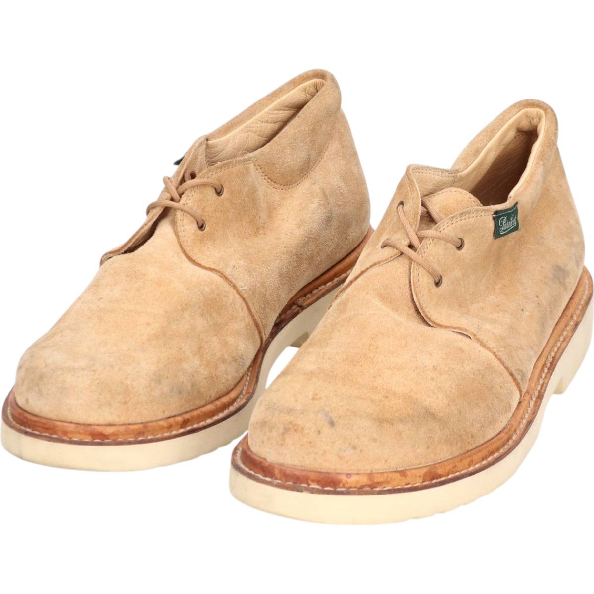 古着 パラブーツ PARA BOOT スエード チャッカブーツ フランス製 8A メンズ26.5cm相当|saa013606
